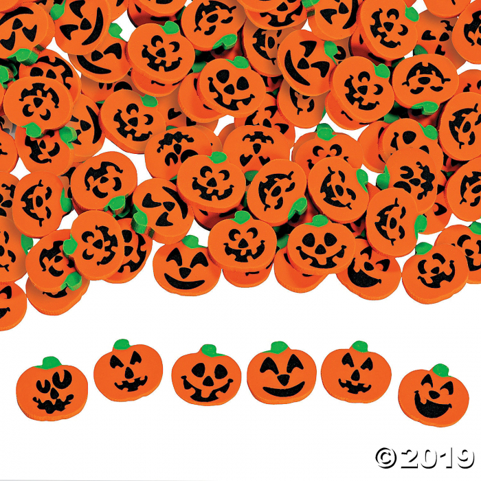 Jack-O'-Lantern Mini Eraser Assortment (720 Piece(s)) Jack-O'-Lantern Mini Eraser Assortment (720 Piece(s))