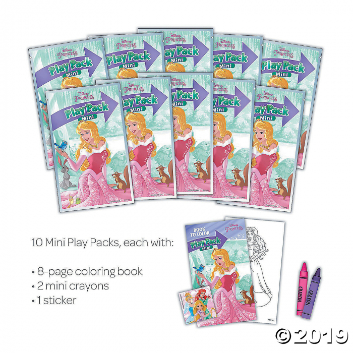 Disney Princess Mini Stationery Play Packs (10 Piece(s))