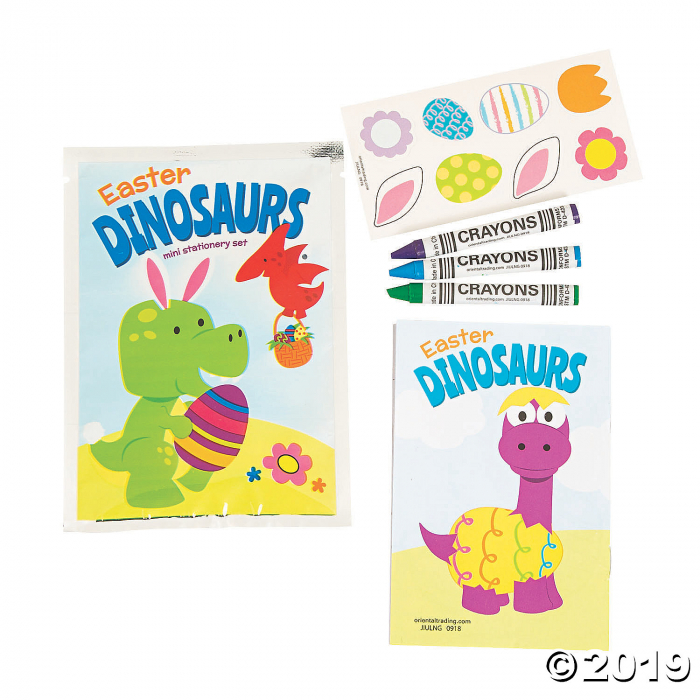 Easter Dinosaur Stationery Sets (Per Dozen)