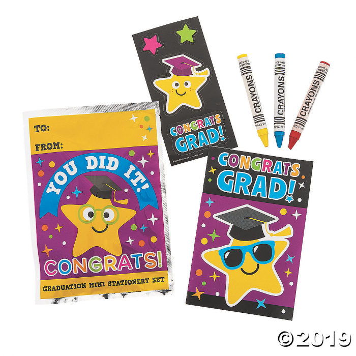 Elementary Graduation Stationery Sets (Per Dozen)