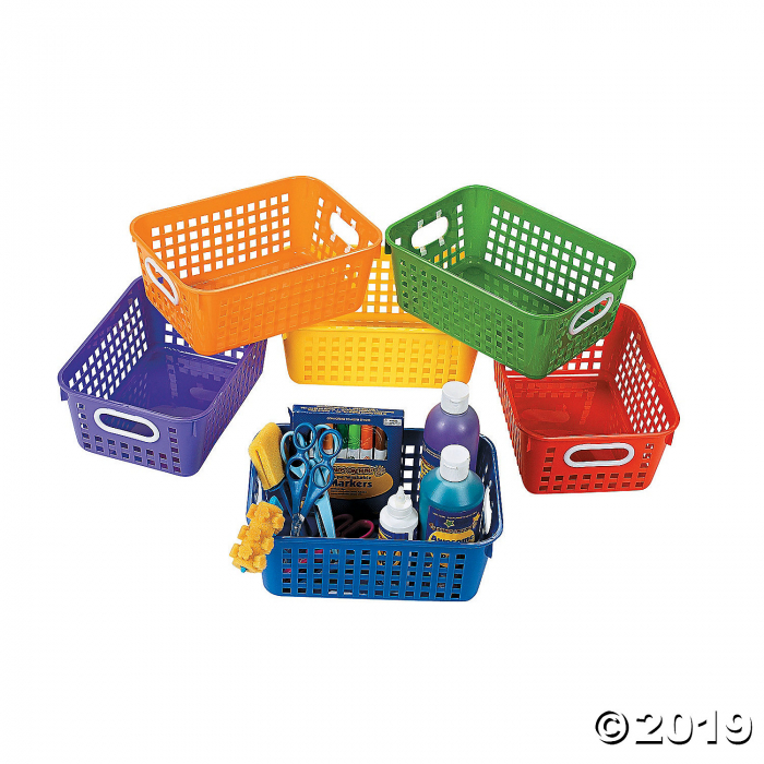 Classroom Storage Tall Baskets with Handles (1 Set(s))