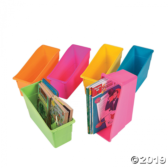 Neon Classroom Book Bins (6 Piece(s))
