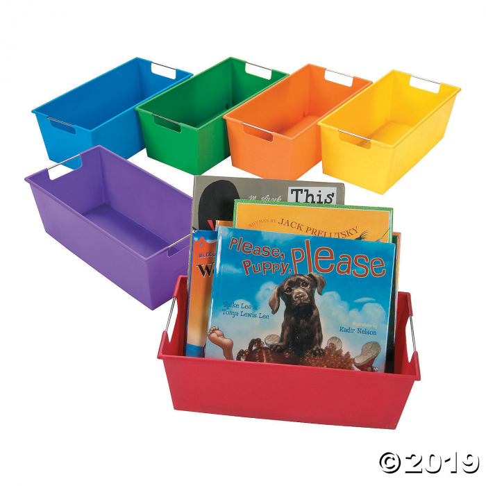 Rainbow Picture Book Bins (1 Set(s)) Rainbow Picture Book Bins (1 Set(s))