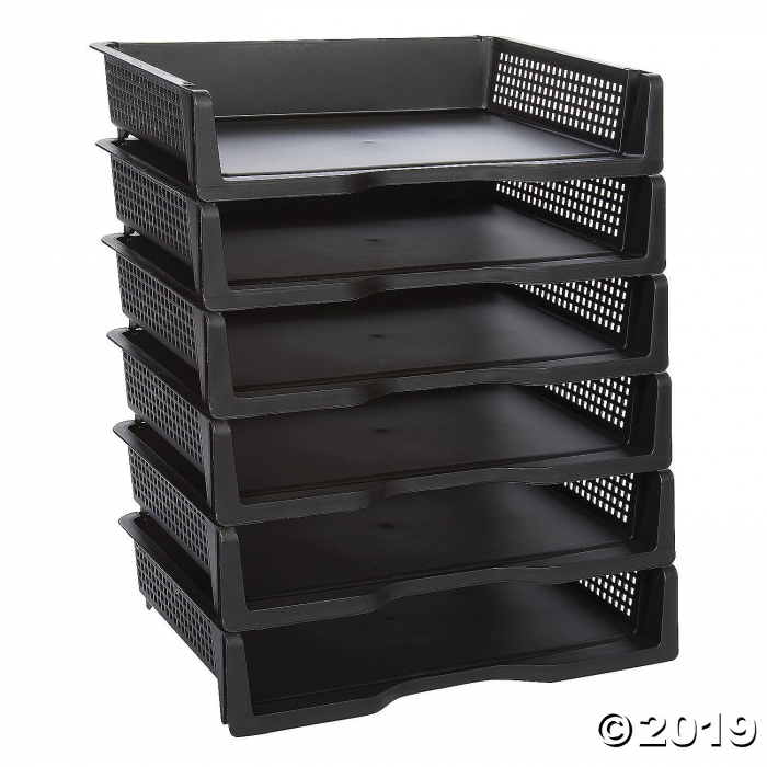 Black Stackable Bins (1 Set(s))