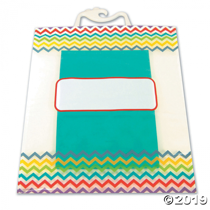 Chevron Storage Bags, 10½" x 12½", 6 per pack, Set of 3 packs (3 Piece(s))