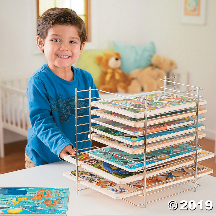 Melissa & Doug® Deluxe Wire Puzzle Rack (1 Piece(s)) Melissa & Doug® Deluxe Wire Puzzle Rack (1 Piece(s))