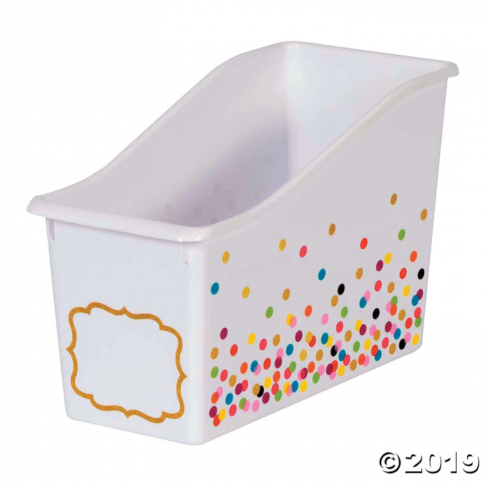 Confetti Book Storage Bin (1 Piece(s))