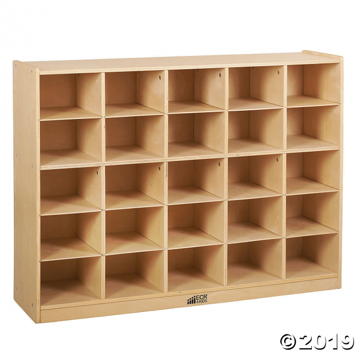ECR4Kids Birch Storage 25 Cubbie Tray Cabinet (1 Unit(s))