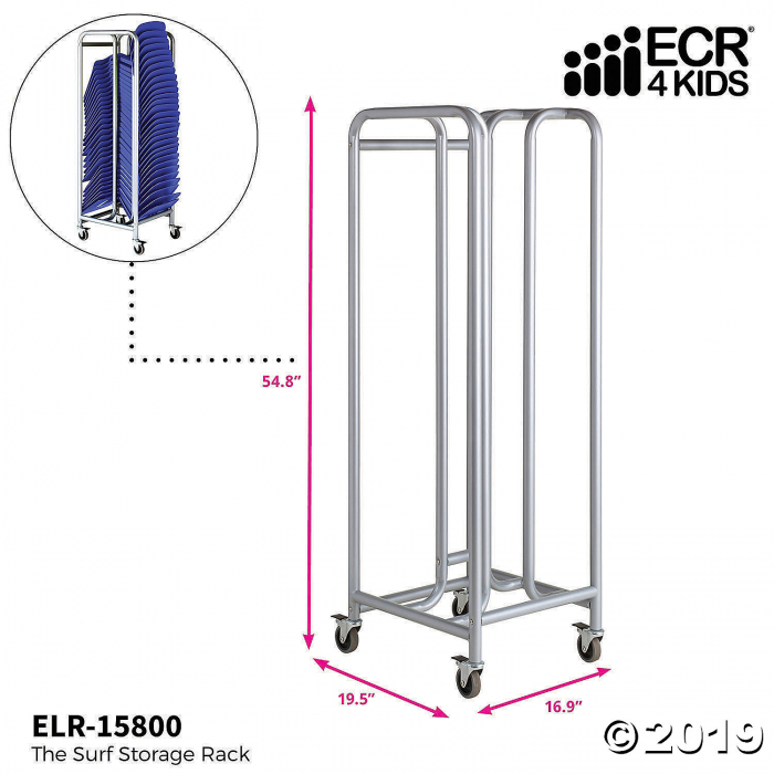 ECR4Kids The Surf Storage Rack - Rack Only (1 Unit(s))