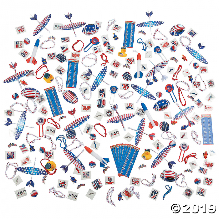 4th of July Toy Assortment (250 Piece(s))