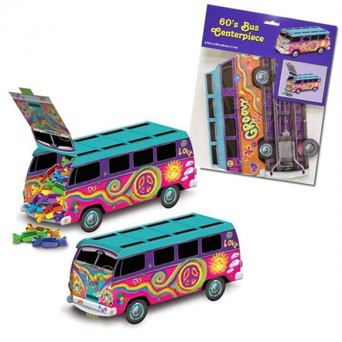 60s  Hippie Bus 9 3/4"Centerpiece