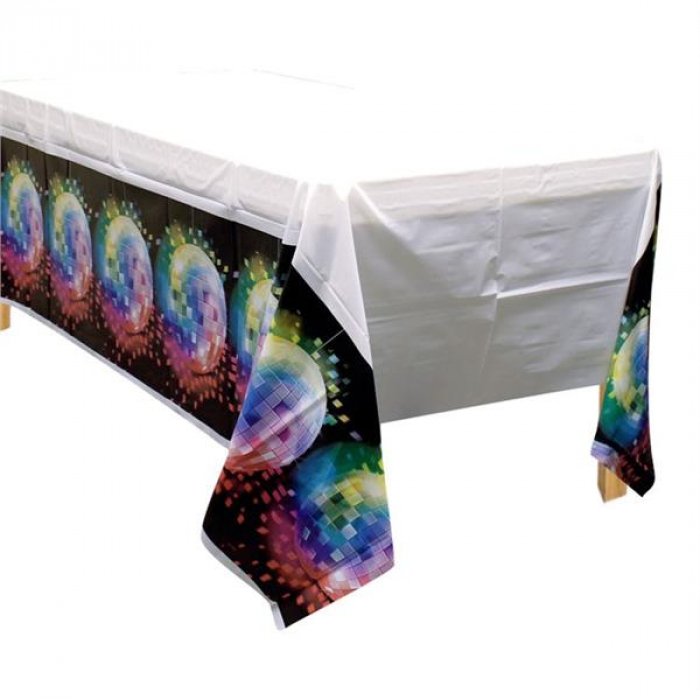 Disco Fever Plastic Table Cover