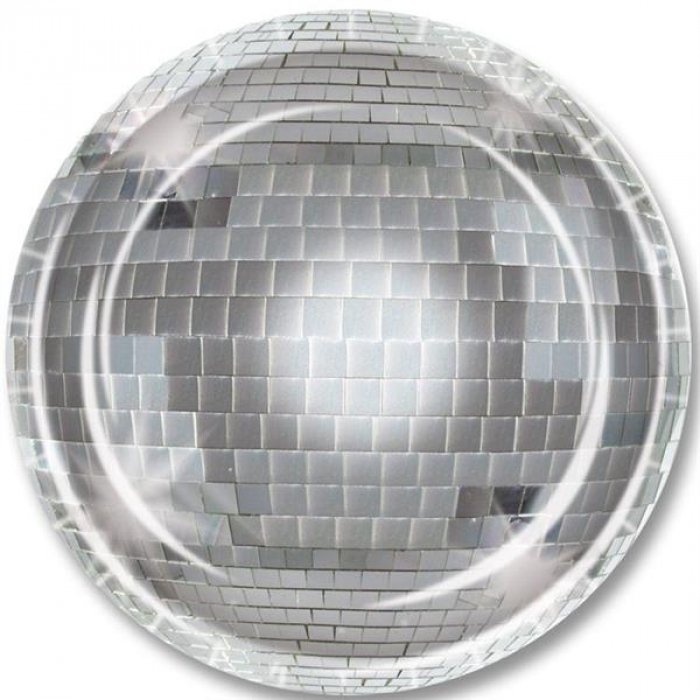 Disco Ball 9" Plates