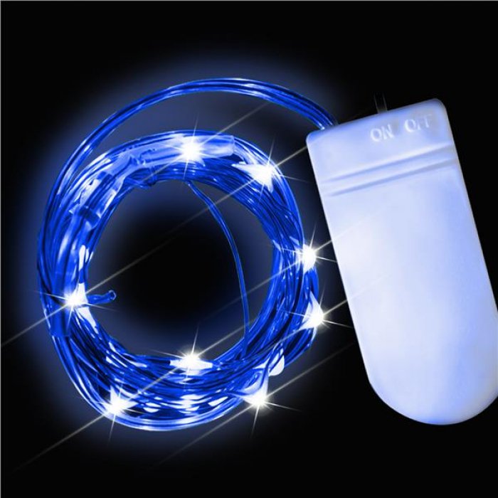 LED Blue 78"  String Lights (Per 6 pack)