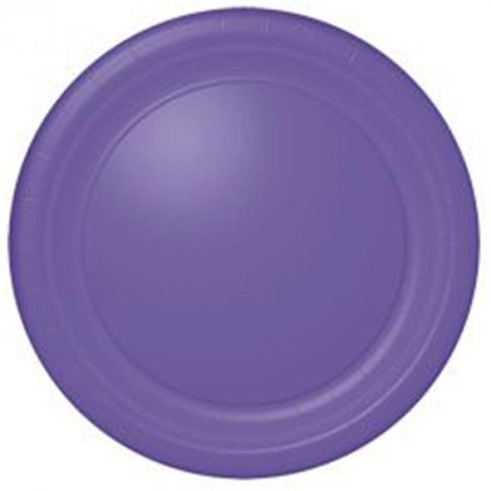 Royal Purple 10 1/2"  Paper Plates