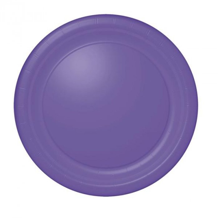 Royal Purple Party 7" Paper Plates