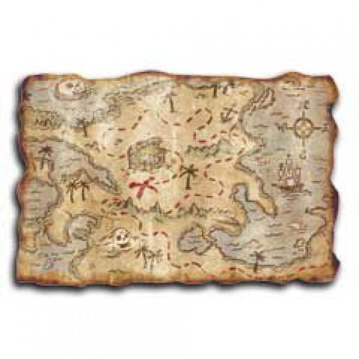 Pirate 12"x18" Treasure Map