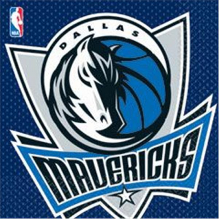 Dallas Mavericks Lunch Napkins - 16 Per Unit