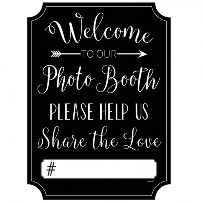 To The Photo Booth Sign