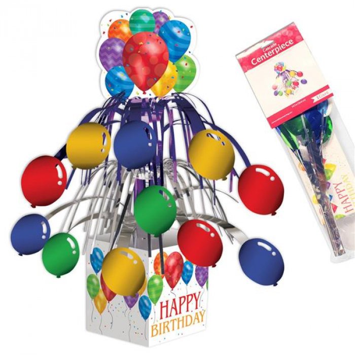 Balloon Blast Birthday 14 1/2" Centerpiece