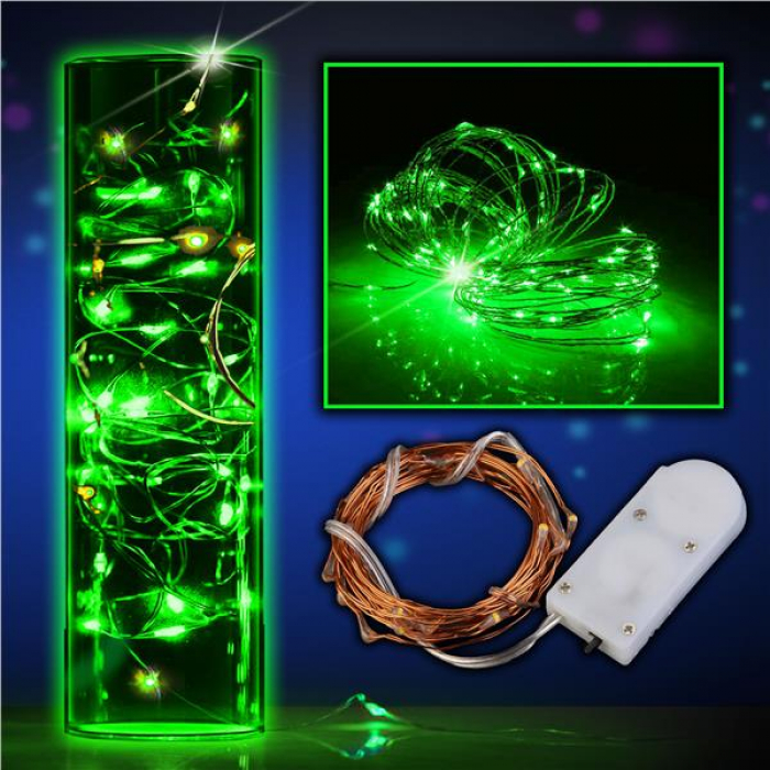 LED Green 78" String Lights (Per 6 pack)