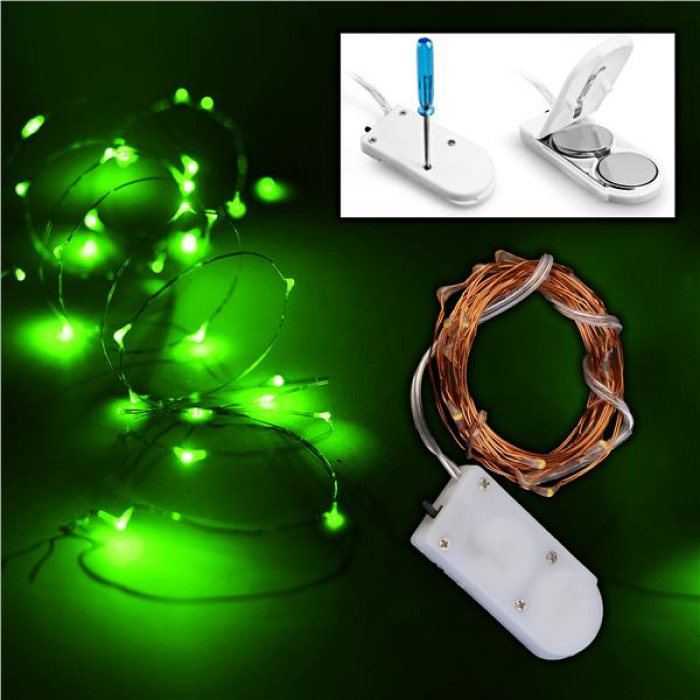 LED Green 78" String Lights (Per 6 pack)