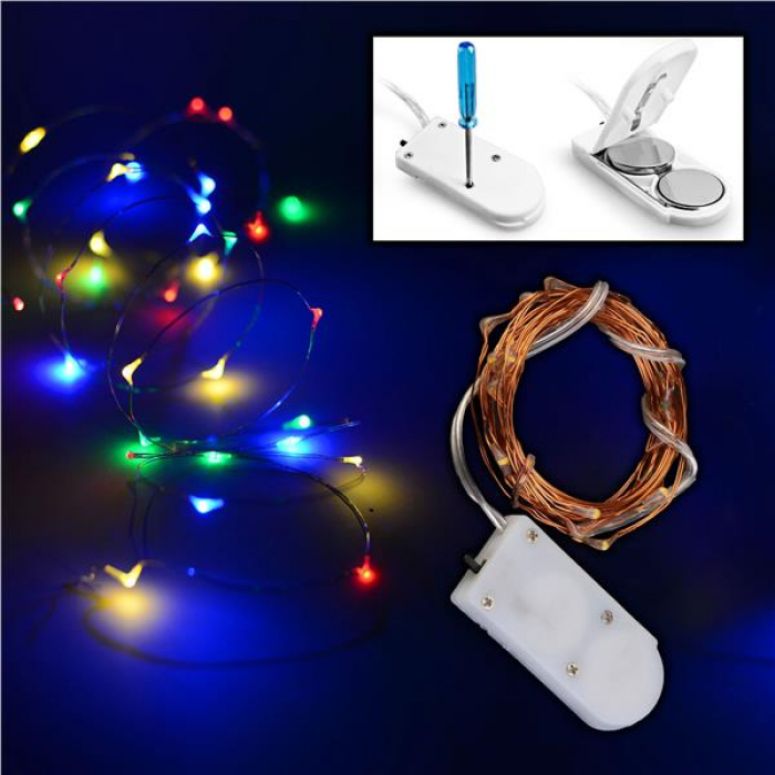LED Multi Color 78"  String Lights (Per 6 pack)
