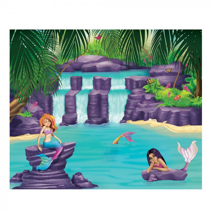 Mermaid Wall Backdrop
