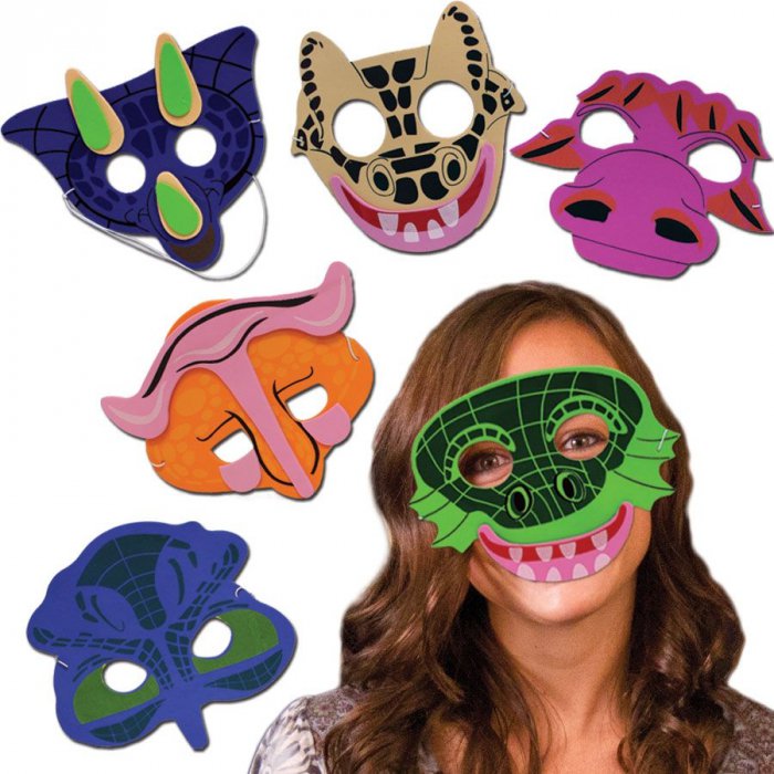 Dinosaur Masks (Per 12 pack)