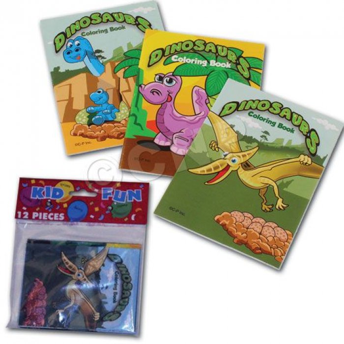 Dinosaur 5" Coloring Books (Per 12 pack)