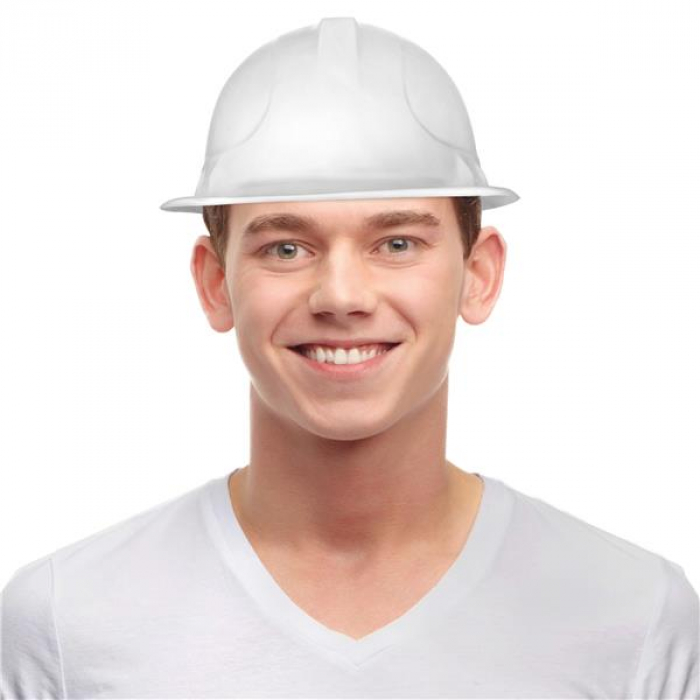 White Construction Hats (Per 12 pack)