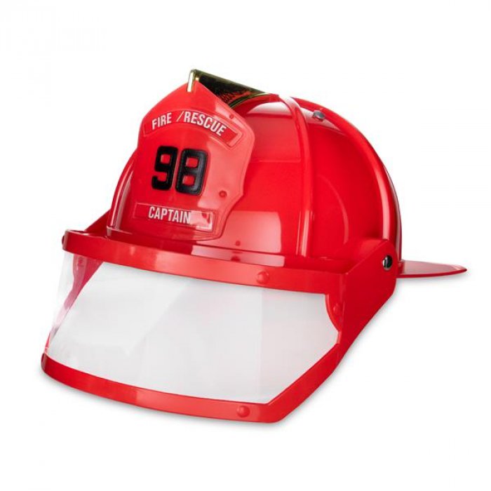Plastic Fireman Captains Helmet
