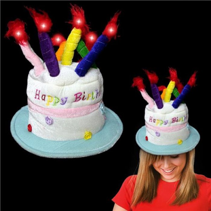 LED Birthday Cake Hat