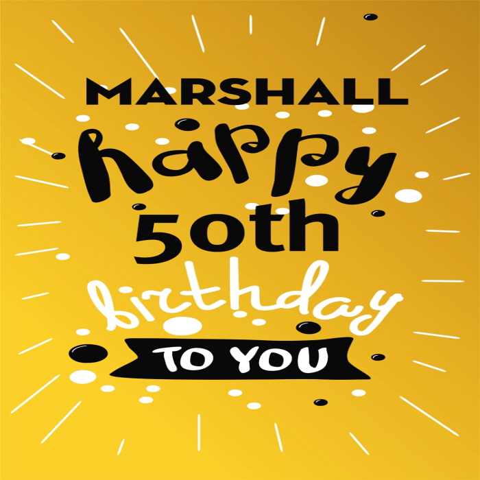 Gold Vertical Birthday Custom Banner - 36 x 72
