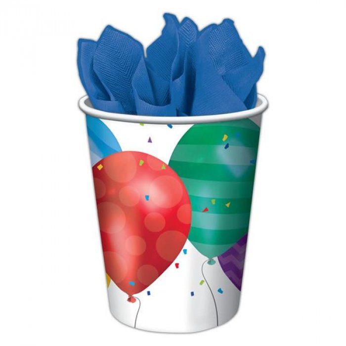 Balloon Blast 9 oz Cups (Per 8 pack)