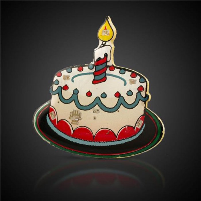 LED Birthday Cake Blinkies (Per 12 pack)