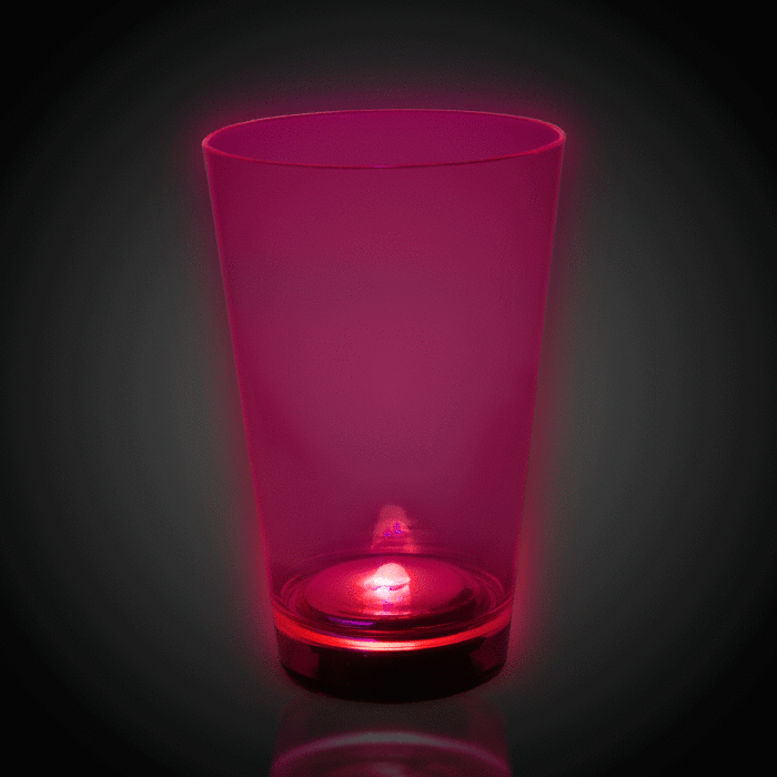 Neon Pink LED 12 oz  Cup
