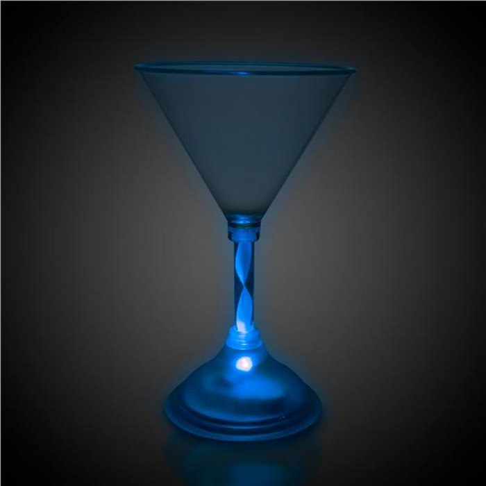 LED 7 oz Martini Glass