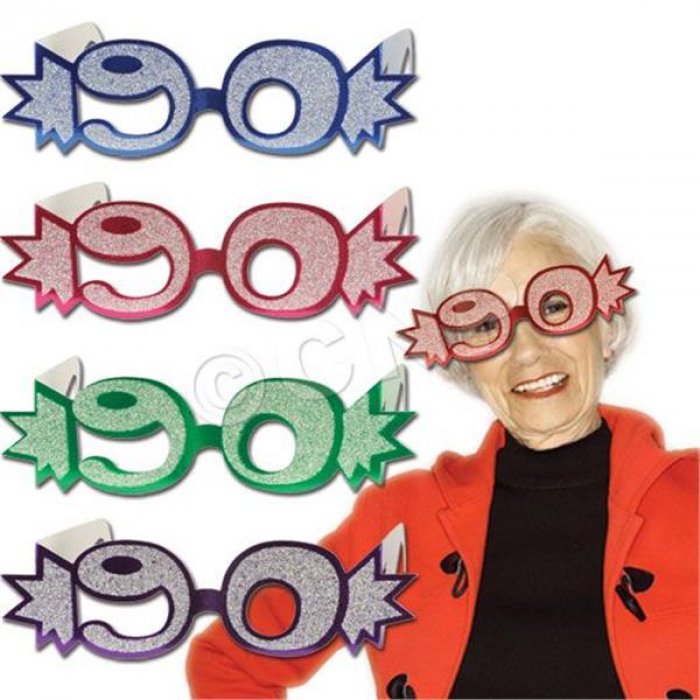 90 Glitter Foil Glasses (Per 25 pack)
