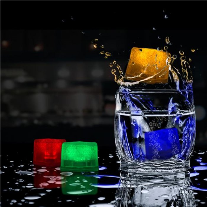 LED Assorted Ice Cubes (Per 12 pack)
