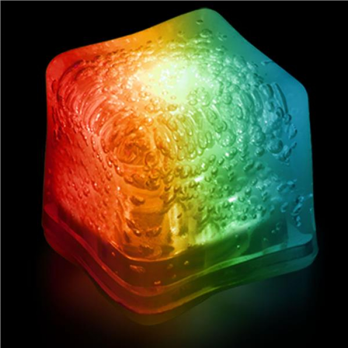 Rainbow LED Light-Up Ice Cubes (Per 12 pack)