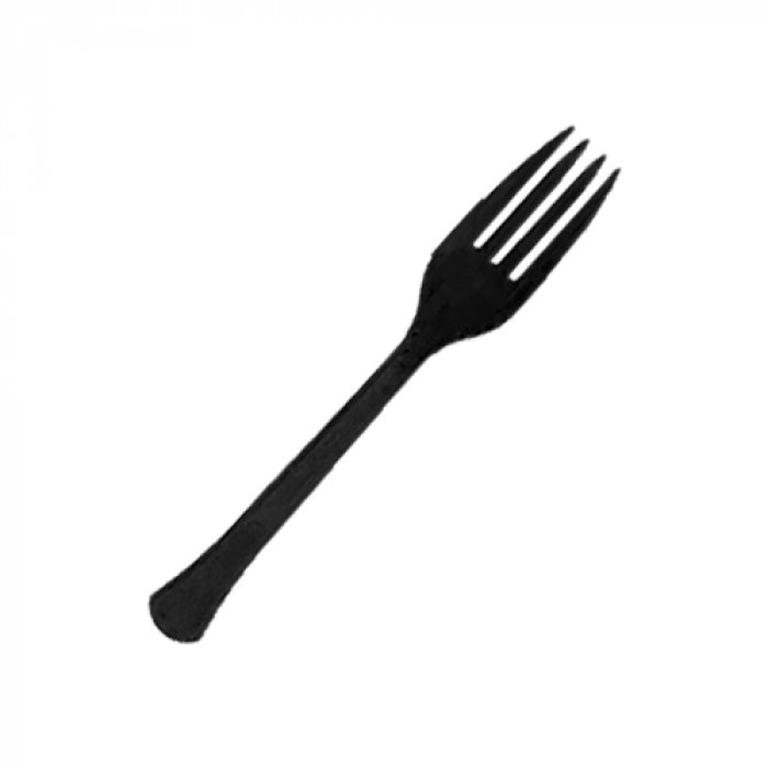 Black Plastic Forks (Per 48 pack)