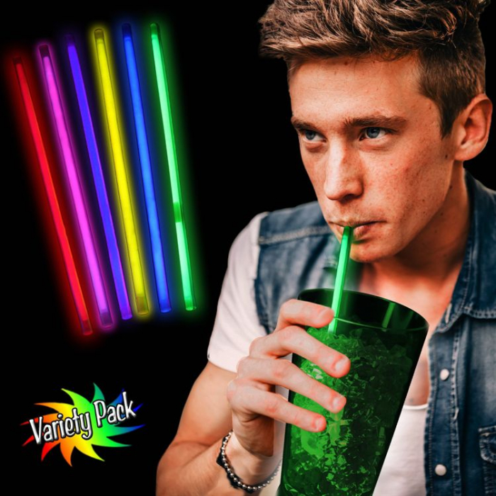 Variety Pack 9" Glow Straws (Per 25 pack)