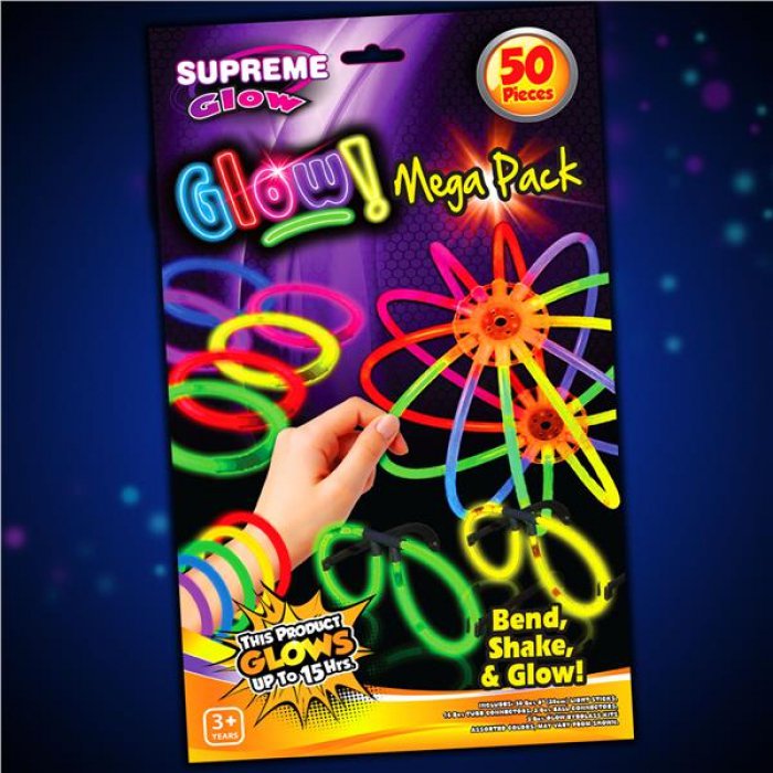 Glow Mega Party Pack (Per 50 pack)