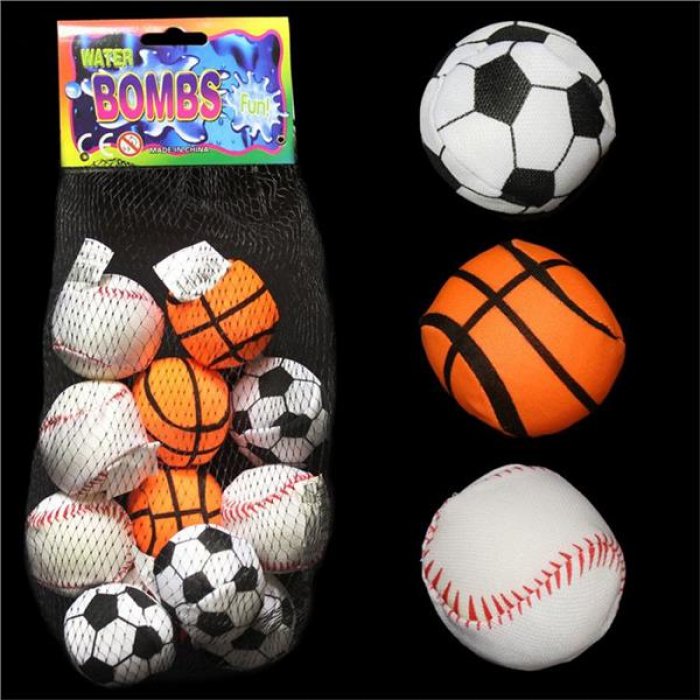 Sports Splash Balls (Per 12 pack)