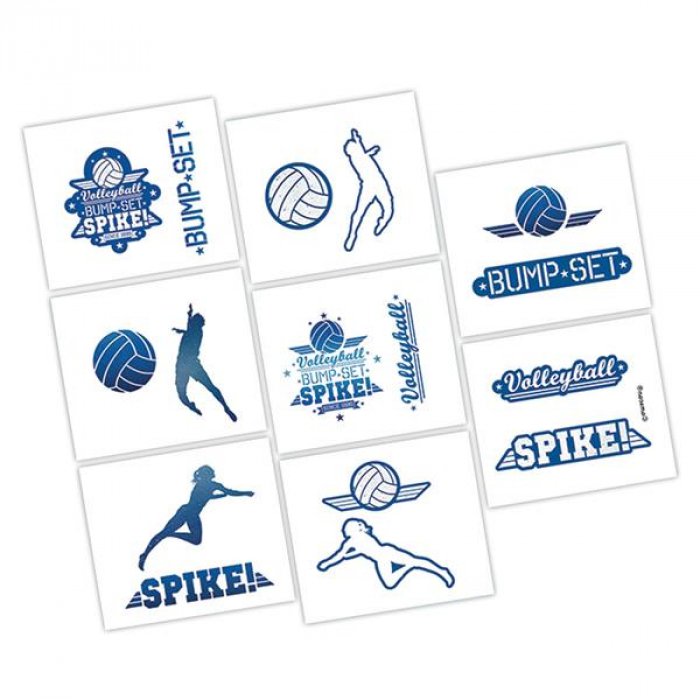 Volleyball Tattoos (Per pack)