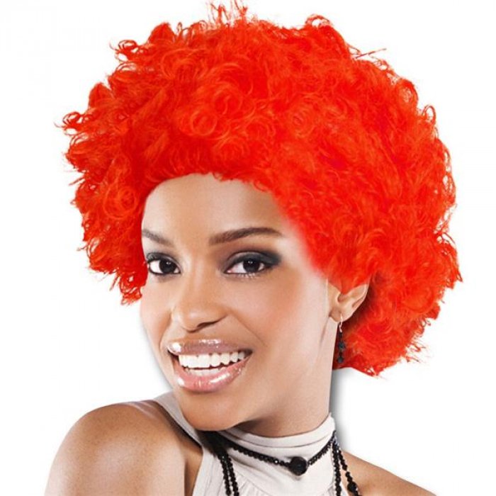 Red Afro Wig (Per Piece)