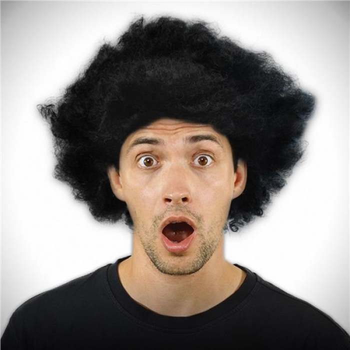 Black Afro Costume Wig