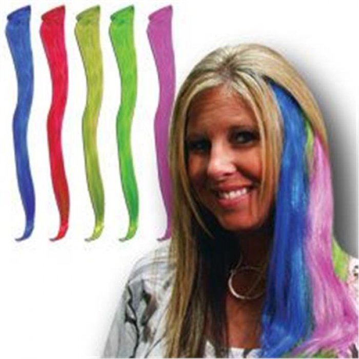 Neon Hair Extensions (Per 12 pack)