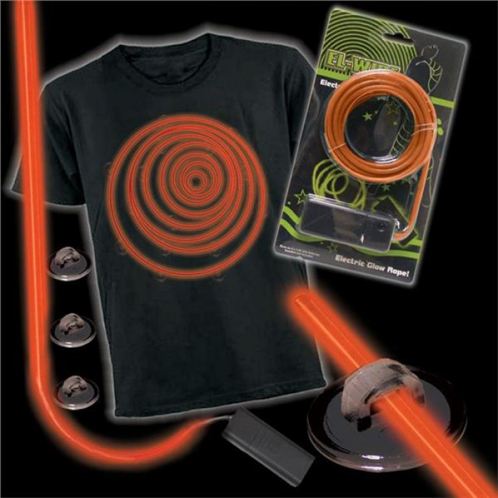 Orange Lumilite Elec Tron Ic Costume Kit (Per Kit)